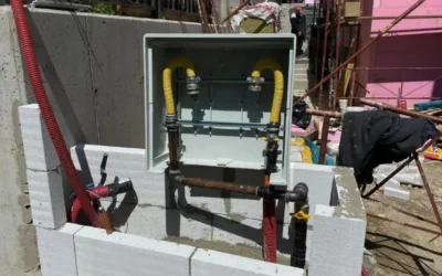 Prípojka plynu a montáž plynomerovej skrinky