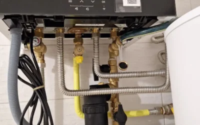 Montáž plynového kotla a bojlera